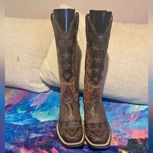 New Stetson Leather Boots Longhorn
